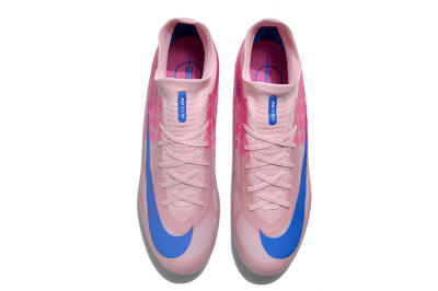 Nike Air Zoom Mercurial Superfly 9 Elite FG Football Boots - Pink/Blue/White