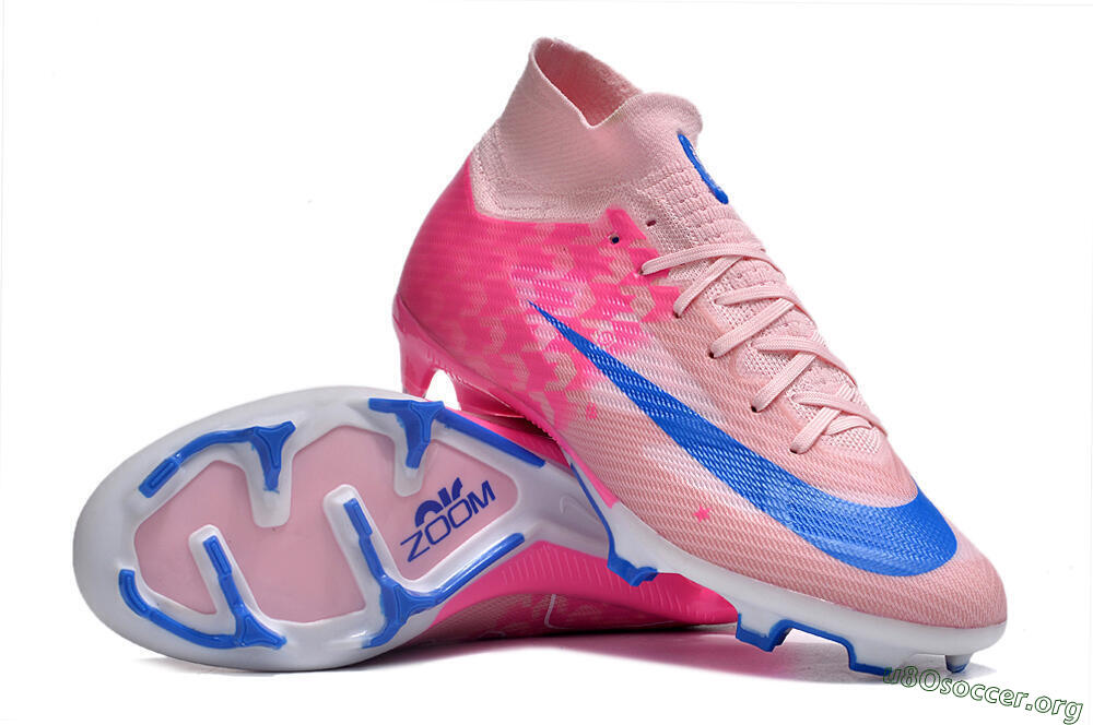 Nike Air Zoom Mercurial Superfly 9 Elite FG Football Boots - Pink/Blue/White 0