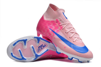 Nike Air Zoom Mercurial Superfly 9 Elite FG Football Boots - Pink/Blue/White