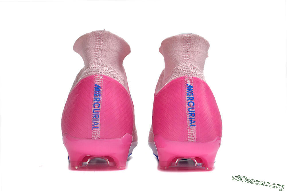 Nike Air Zoom Mercurial Superfly 9 Elite FG Football Boots - Pink/Blue/White 5