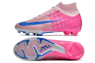 Nike Air Zoom Mercurial Superfly 9 Elite FG Football Boots - Pink/Blue/White