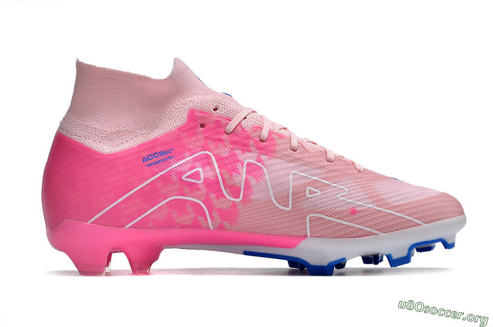 Nike Air Zoom Mercurial Superfly 9 Elite FG Football Boots - Pink/Blue/White 7