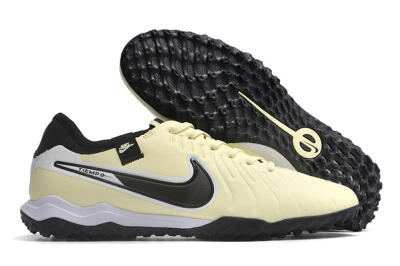 Nike Tiempo Legend X Pro TF Football Shoes - Beige/Black/White