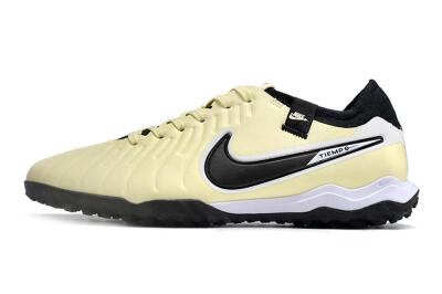 Nike Tiempo Legend X Pro TF Football Shoes - Beige/Black/White