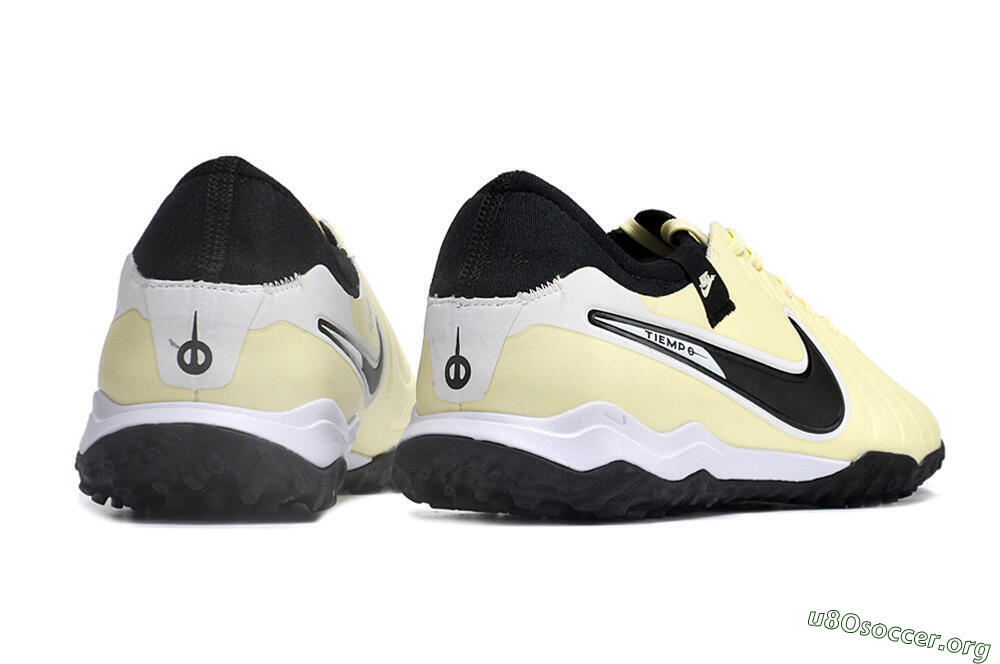 Nike Tiempo Legend X Pro TF Football Shoes - Beige/Black/White 6