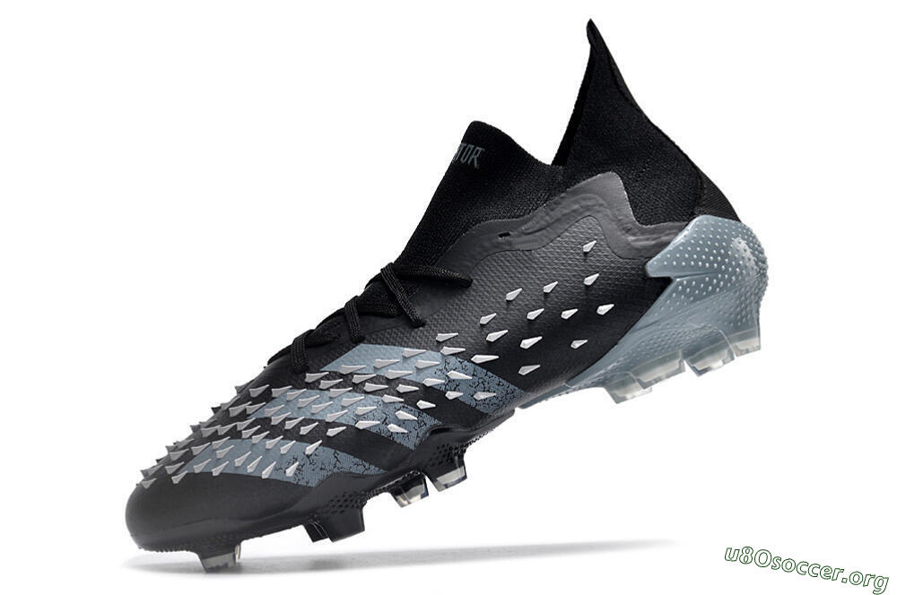 Adidas Predator Freak.1 FG Football Boots - Black/White/Grey 5