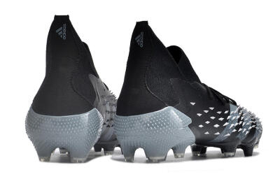 Adidas Predator Freak.1 FG Football Boots - Black/White/Grey