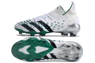 Adidas Predator Freak.1 FG Football Boots - White/Green/Black