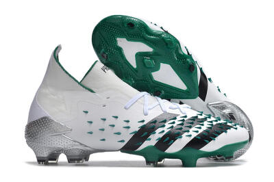 Adidas Predator Freak.1 FG Football Boots - White/Green/Black
