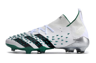 Adidas Predator Freak.1 FG Football Boots - White/Green/Black