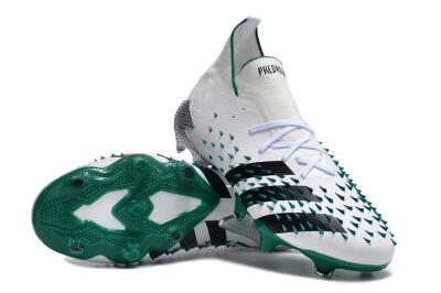 Adidas Predator Freak.1 FG Football Boots - White/Green/Black