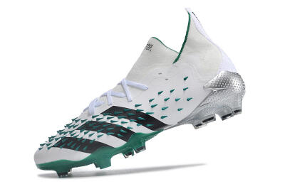 Adidas Predator Freak.1 FG Football Boots - White/Green/Black