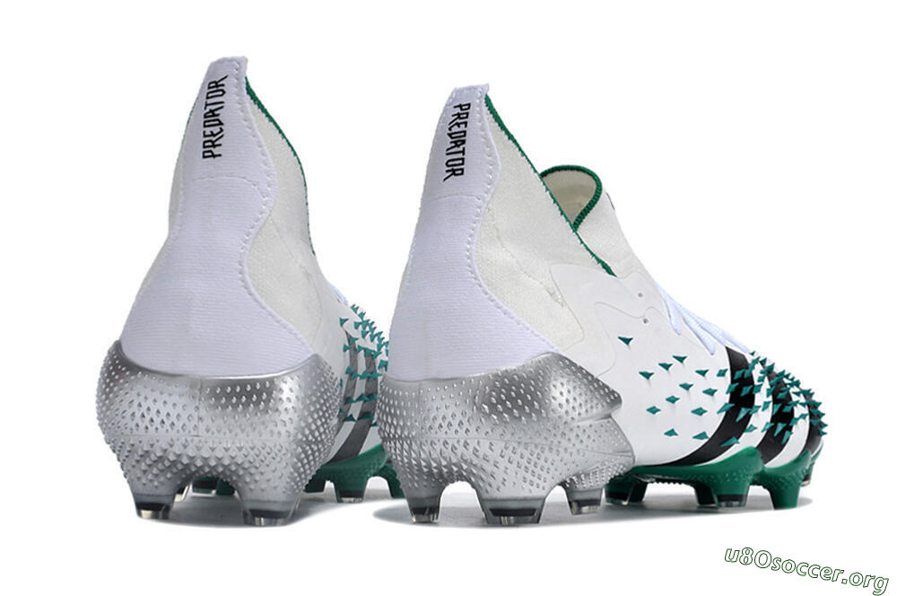 Adidas Predator Freak.1 FG Football Boots - White/Green/Black 6