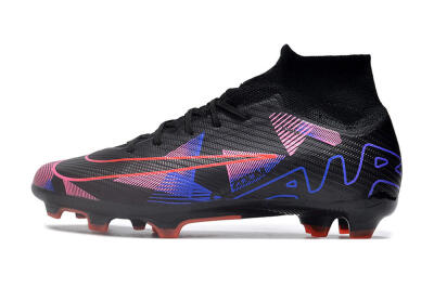 Nike Air Zoom Mercurial Superfly 9 Elite FG Football Boots - Black/Purple/Pink