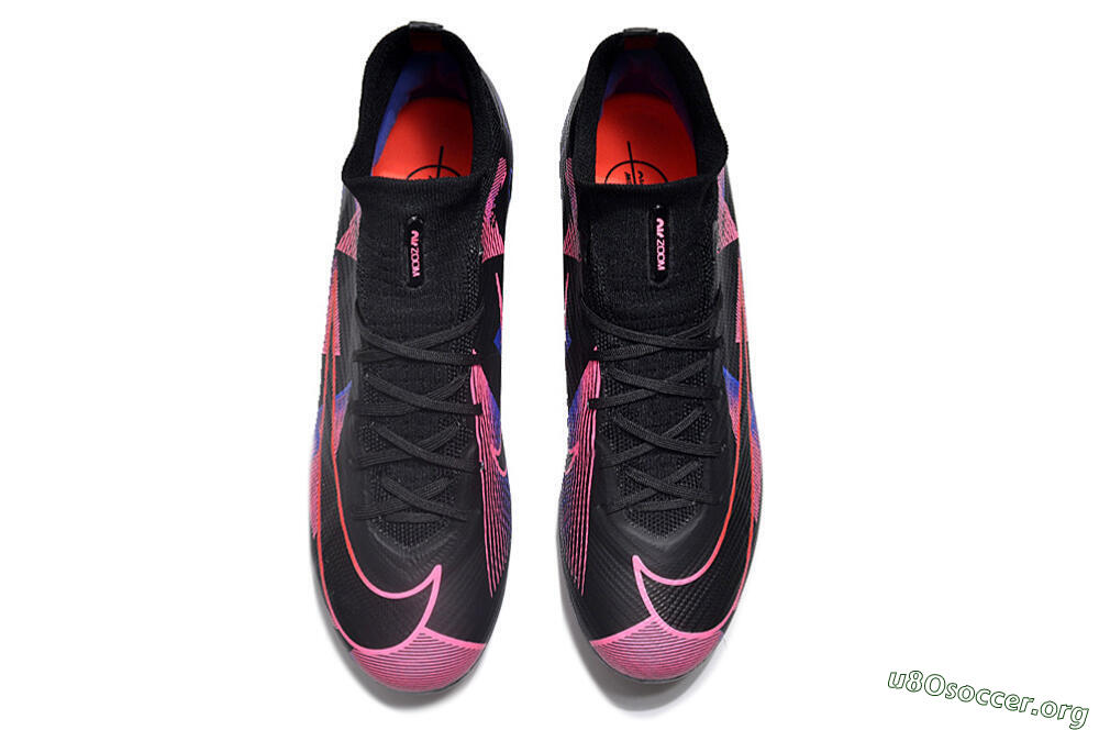 Nike Air Zoom Mercurial Superfly 9 Elite FG Football Boots - Black/Purple/Pink 4