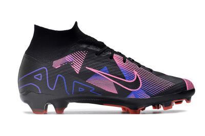 Nike Air Zoom Mercurial Superfly 9 Elite FG Football Boots - Black/Purple/Pink