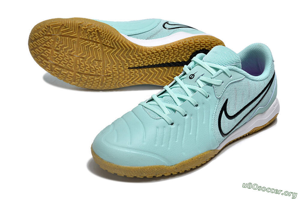 Nike Tiempo Legend 10 Academy IC Football Shoes - Blue/Black/Brown 0