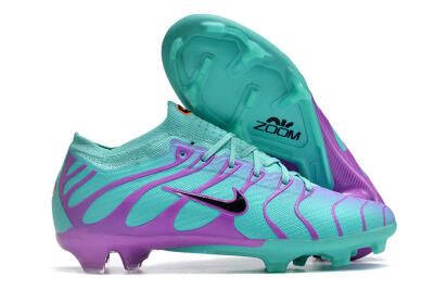 Nike Air Zoom Mercurial Vapor 15 Elite FG Football Boots - Jade/Purple/Black