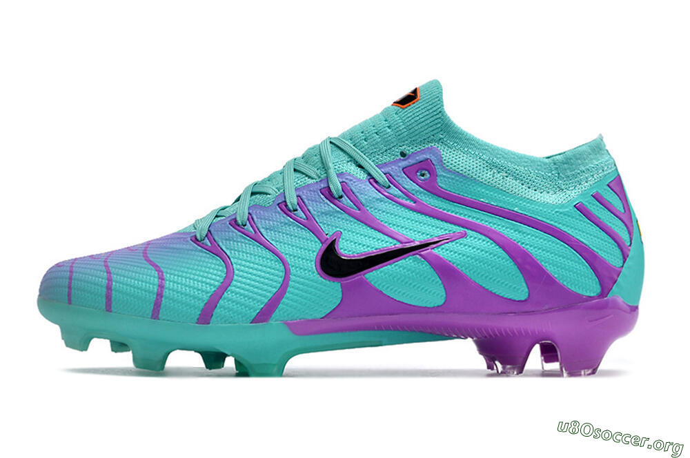 Nike Air Zoom Mercurial Vapor 15 Elite FG Football Boots - Jade/Purple/Black 3