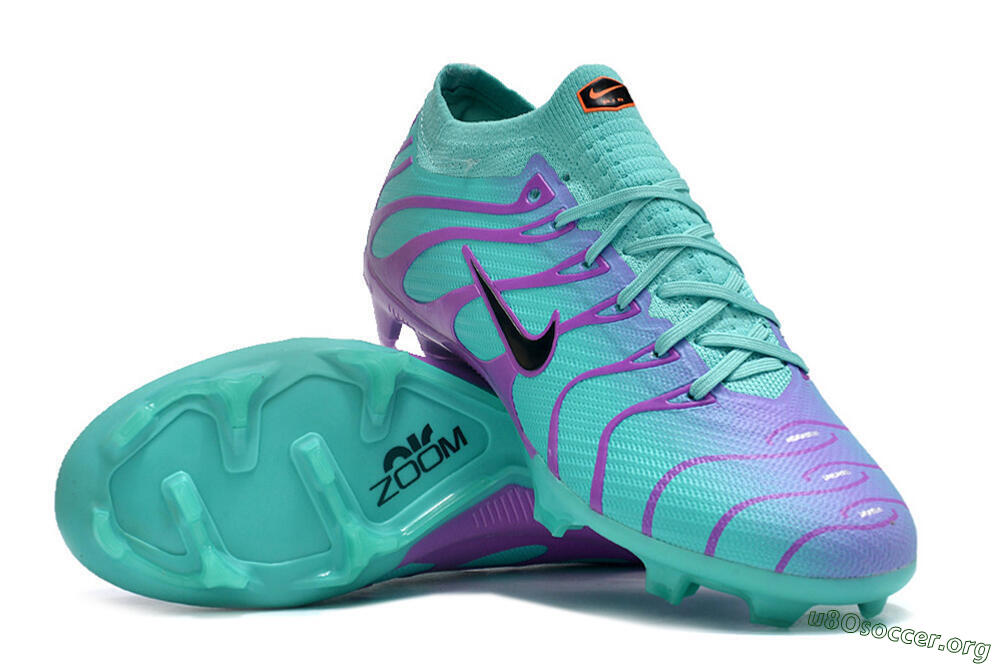 Nike Air Zoom Mercurial Vapor 15 Elite FG Football Boots - Jade/Purple/Black 0