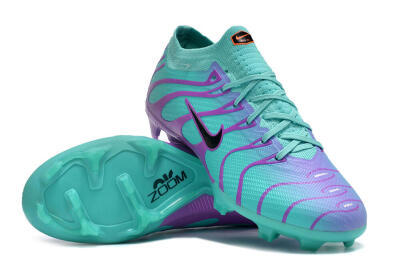 Nike Air Zoom Mercurial Vapor 15 Elite FG Football Boots - Jade/Purple/Black
