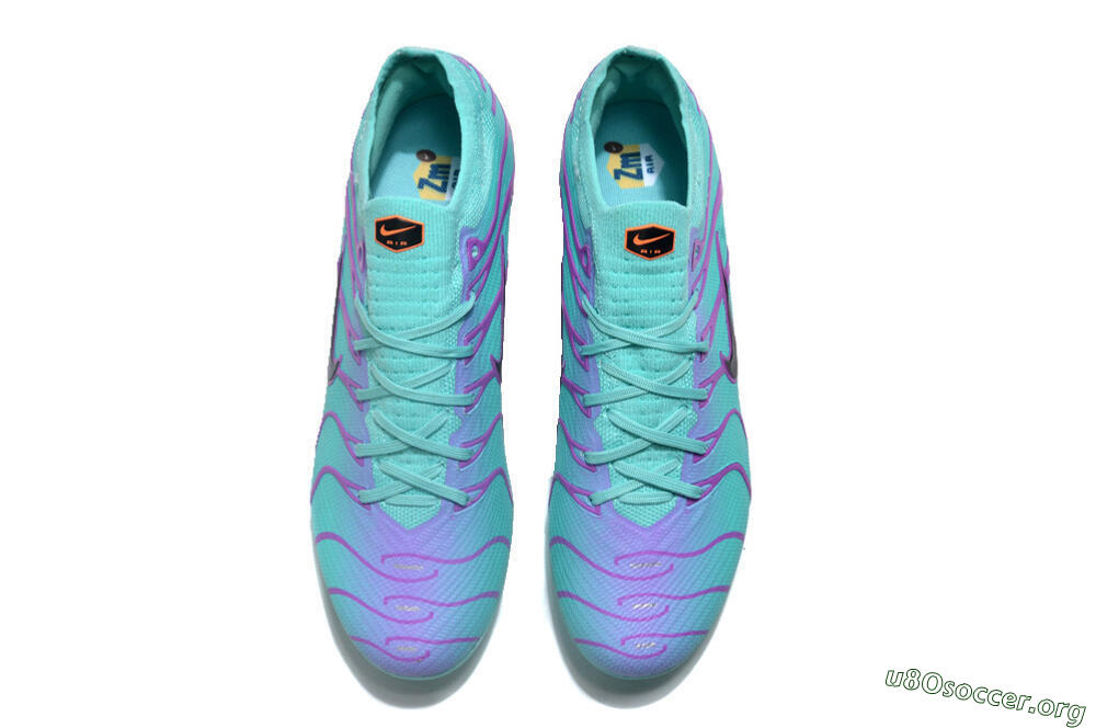 Nike Air Zoom Mercurial Vapor 15 Elite FG Football Boots - Jade/Purple/Black 4