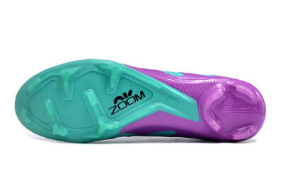 Nike Air Zoom Mercurial Vapor 15 Elite FG Football Boots - Jade/Purple/Black