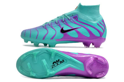 Nike Air Zoom Mercurial Superfly 9 Elite FG Football Boots - Jade/Purple/Black