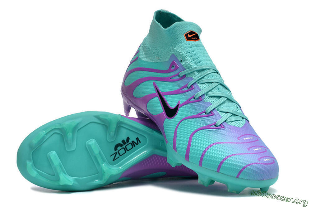 Nike Air Zoom Mercurial Superfly 9 Elite FG Football Boots - Jade/Purple/Black 0