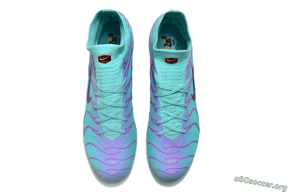 Nike Air Zoom Mercurial Superfly 9 Elite FG Football Boots - Jade/Purple/Black 4