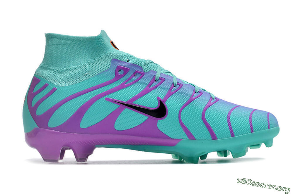 Nike Air Zoom Mercurial Superfly 9 Elite FG Football Boots - Jade/Purple/Black 7