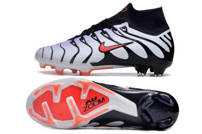 Nike Air Zoom Mercurial Superfly 9 Elite FG Football Boots - White/Black/Red