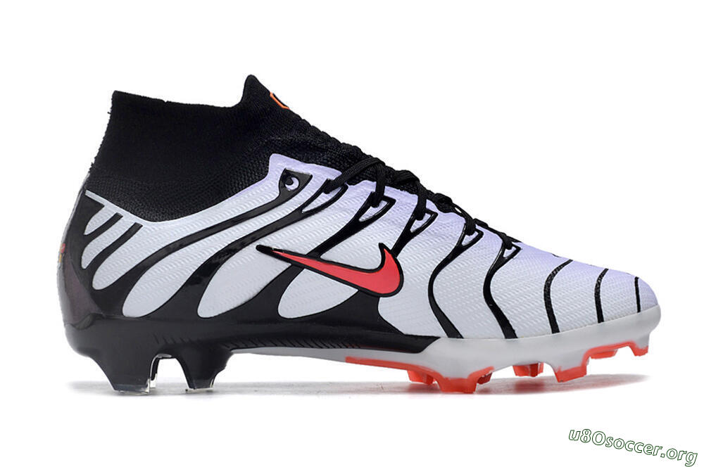 Nike Air Zoom Mercurial Superfly 9 Elite FG Football Boots - White/Black/Red 7