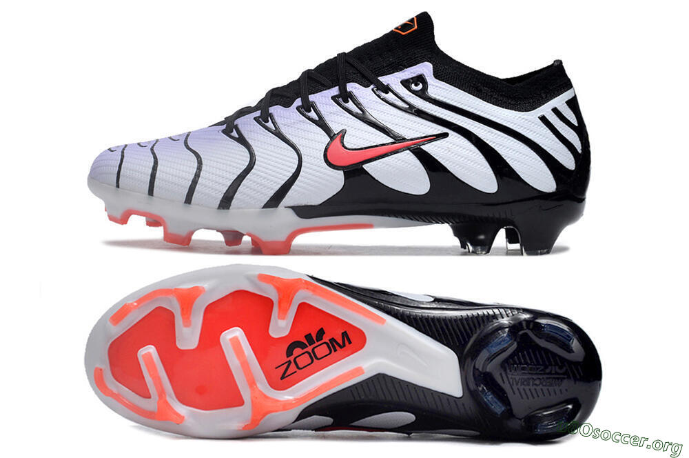 Nike Air Zoom Mercurial Vapor 15 Elite FG Football Boots - White/Black/Red 1
