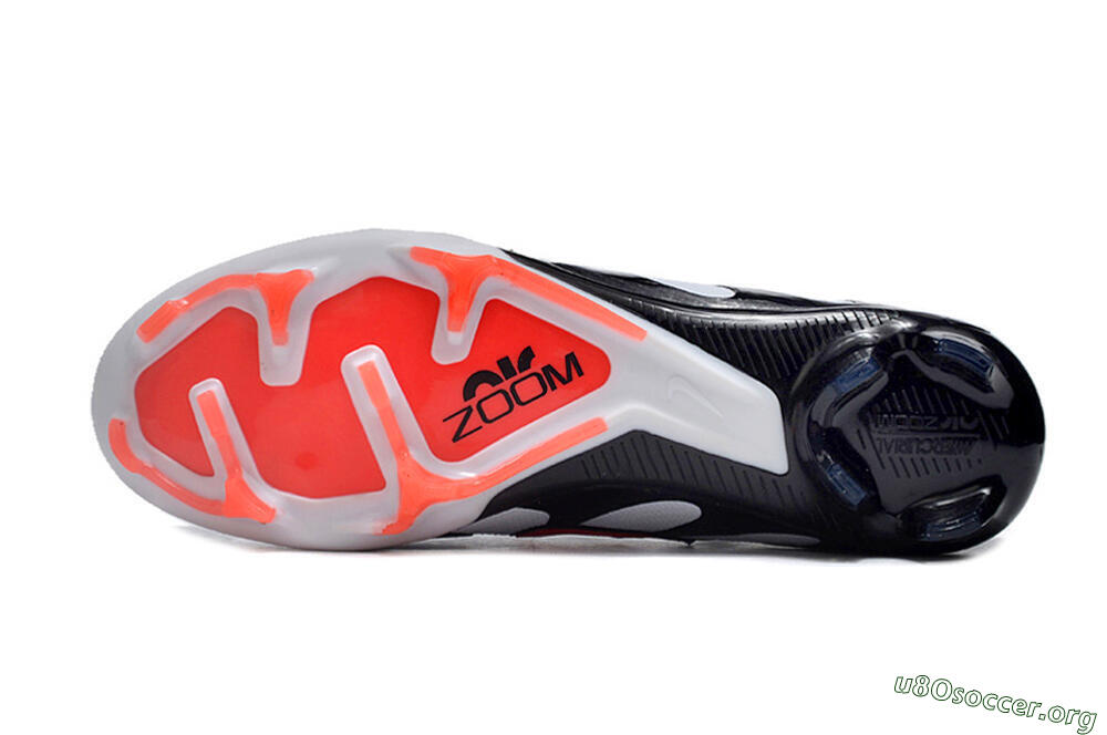 Nike Air Zoom Mercurial Vapor 15 Elite FG Football Boots - White/Black/Red 6