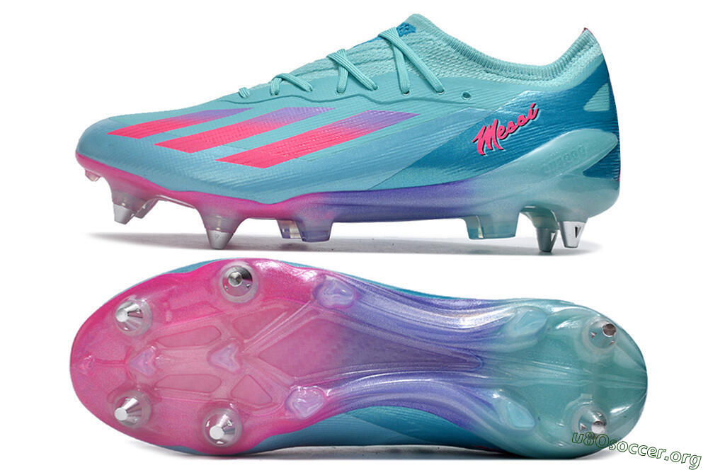 Adidas X Crazyfast.1 SG Football Boots - Jade/Pink/Purple 1