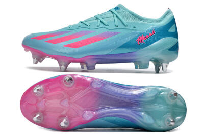 Adidas X Crazyfast.1 SG Football Boots - Jade/Pink/Purple