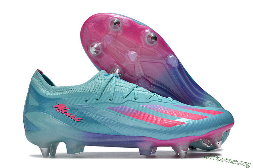 Adidas X Crazyfast.1 SG Football Boots - Jade/Pink/Purple 2