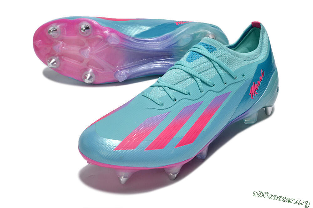 Adidas X Crazyfast.1 SG Football Boots - Jade/Pink/Purple 0