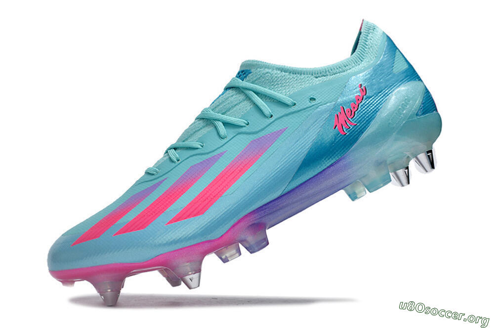Adidas X Crazyfast.1 SG Football Boots - Jade/Pink/Purple 5