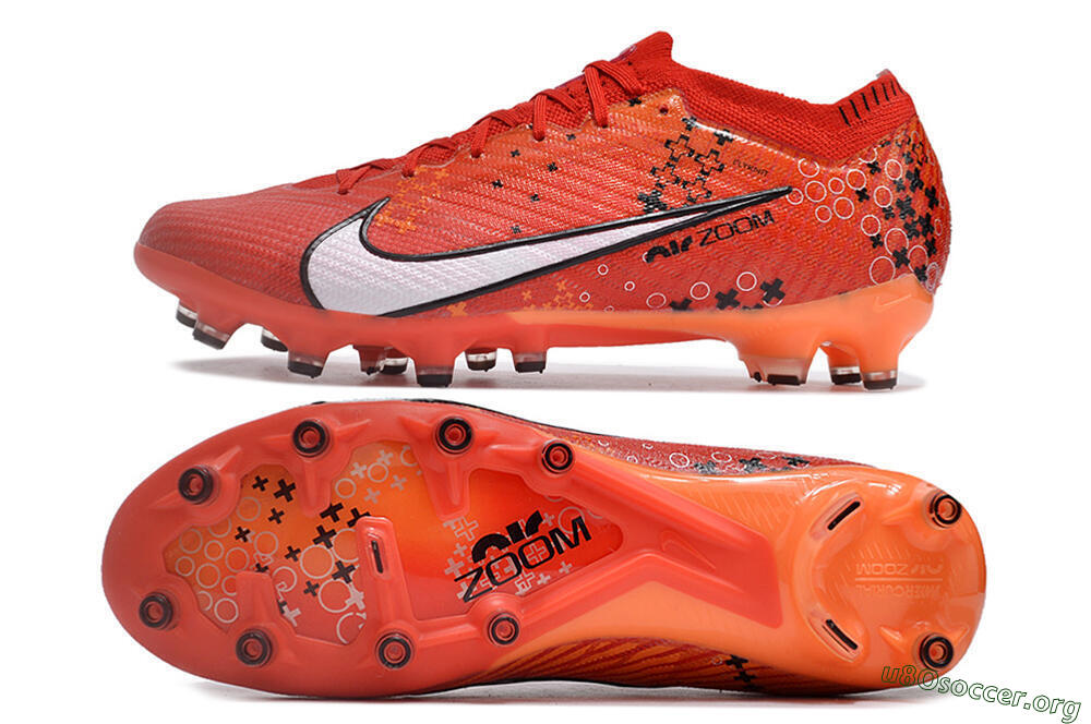 Nike Air Zoom Mercurial Vapor 15 Elite AG Football Boots - Red/White/Black 1