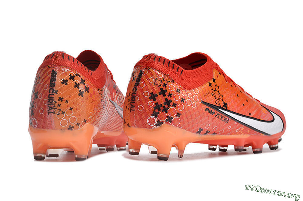 Nike Air Zoom Mercurial Vapor 15 Elite AG Football Boots - Red/White/Black 6