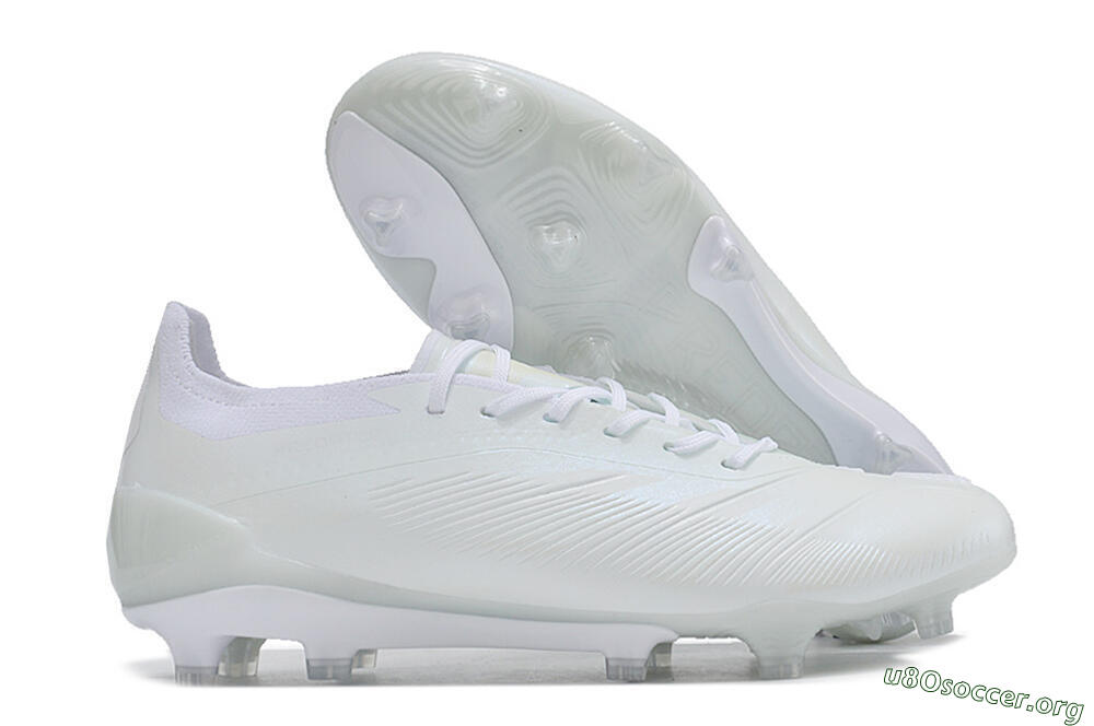 Adidas Predator Accuracy.1 FG Football Boots - White/Beige 2