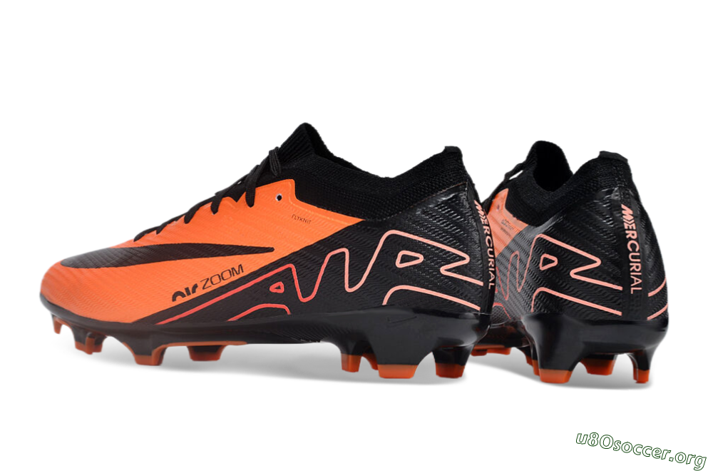 Nike Air Zoom Mercurial Vapor 15 Elite FG Football Boots - Orange/Black 4