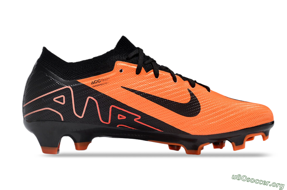 Nike Air Zoom Mercurial Vapor 15 Elite FG Football Boots - Orange/Black 5