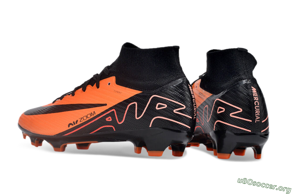 Nike Air Zoom Mercurial Superfly 9 Elite FG Football Boots - Orange/Black 4