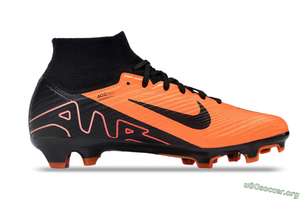 Nike Air Zoom Mercurial Superfly 9 Elite FG Football Boots - Orange/Black 5