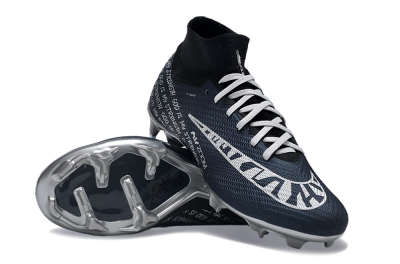 Nike Air Zoom Mercurial Superfly 9 Elite FG Football Boots - Blue/Black/Silver