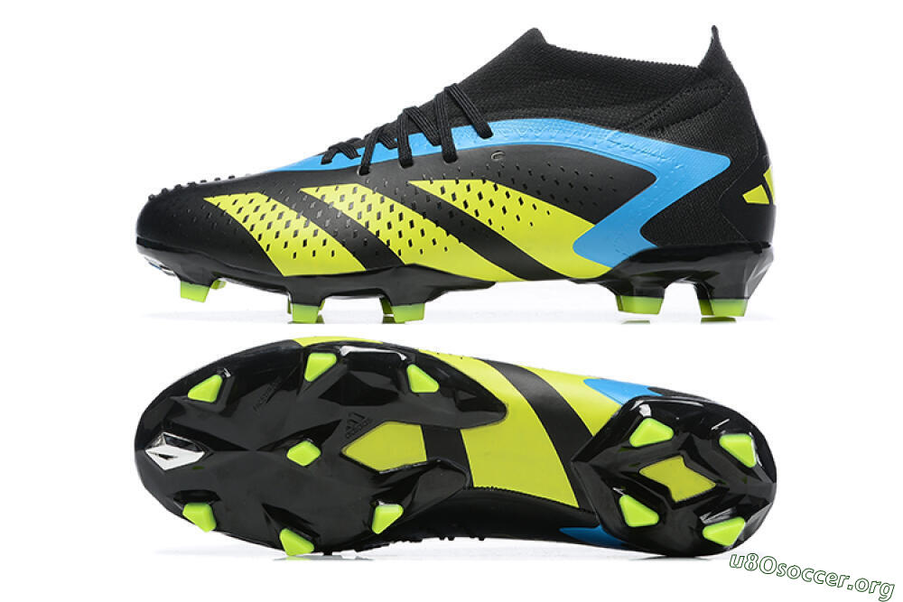 Adidas Predator Accuracy.1 FG Football Boots - Black/Blue/Yellow 1