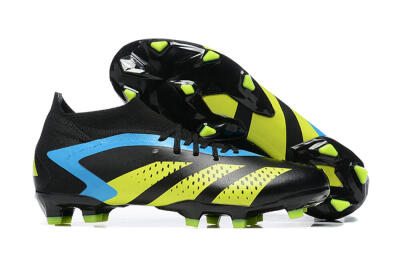 Adidas Predator Accuracy.1 FG Football Boots - Black/Blue/Yellow